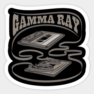 Gamma Ray Exposed Cassette Sticker